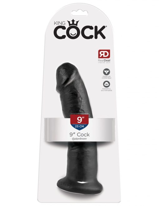 KING COCK 9IN COCK BLACK male Q