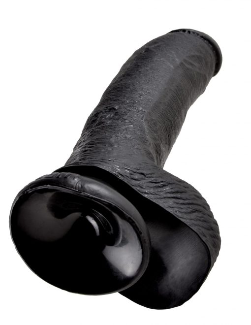 KING COCK 9IN COCK W/BALLS BLACK male Q