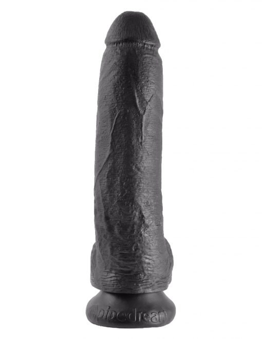 KING COCK 9IN COCK W/BALLS BLACK main