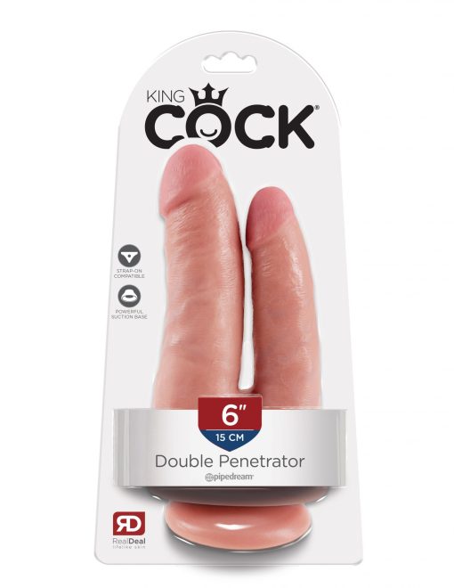 KING COCK DOUBLE PENETRATOR FLESH 2