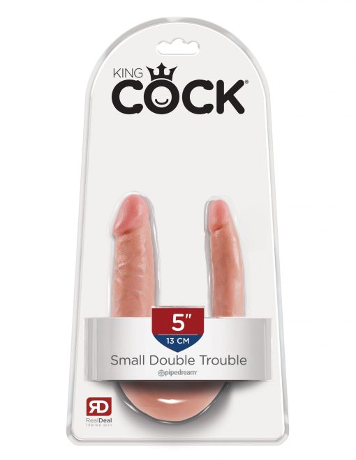 KING COCK DOUBLE TROUBLE SMALL FLESH 2
