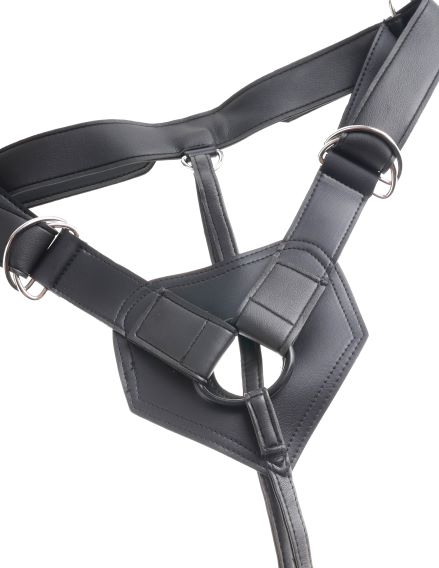 KING COCK STRAP ON HARNESS W/ 8COCK TAN " back
