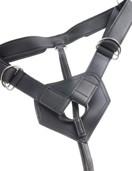 KING COCK STRAP ON HARNESS W/6 COCK FLESH " back
