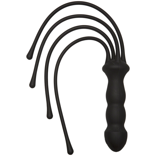 Kink the quad silicone whip 18 black " back
