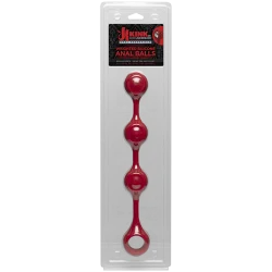 KINK WEIGHTED SILICONE ANAL BALLS RED main