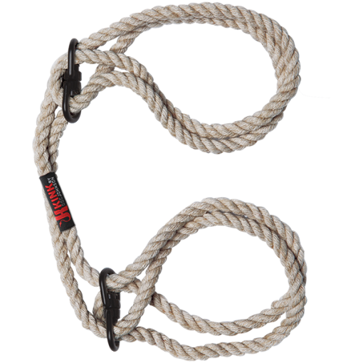 Kink Hogtie Bind & Tie Wrist Or Ankle Cuffs Natural .23 inch Hemp Main