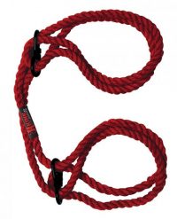 Kink Hogtied Bind & Tie Hemp Wrist Or Ankle Cuffs Red