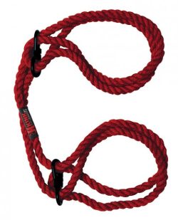 Kink Hogtied Bind & Tie Hemp Wrist Or Ankle Cuffs Red Main