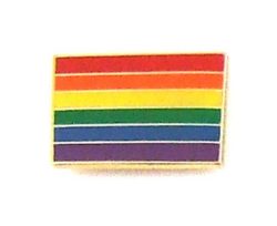 LAPEL PIN RAINBOW FLAG main