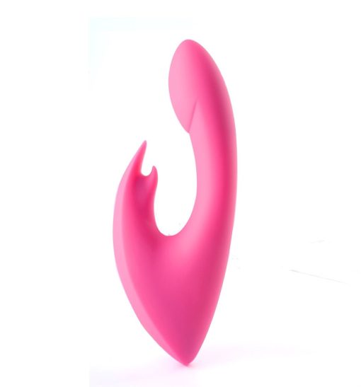 LEAH RECHARGEABLE SILICONE RABBIT MASSAGER NEON PINK main