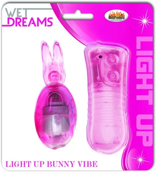 LIGHT UP PLEASURE BUNNY W/EGG back