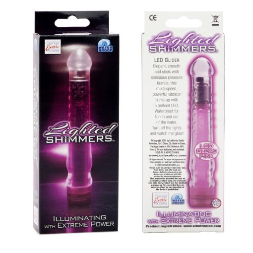 LIGHTED SHIMMERS LED GLIDER PINK back