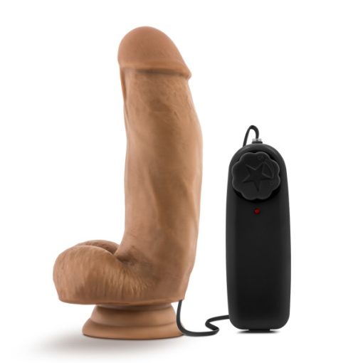 LOVERBOY MMA FIGHTER VIBRATING 7 REALISTIC COCK MOCHA " main