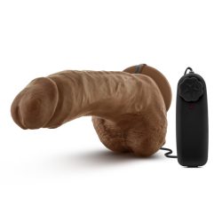 LOVERBOY THE BOXER VIBRATING 9 REALISTIC COCK MOCHA " details