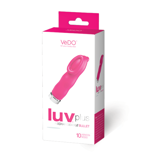 LUV PLUS RECHARGEABLE VIBE FOXY PINK back