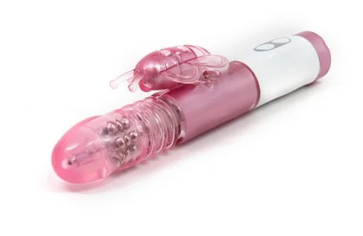 LUXE BUTTERFLY STROKER MINI PINK back