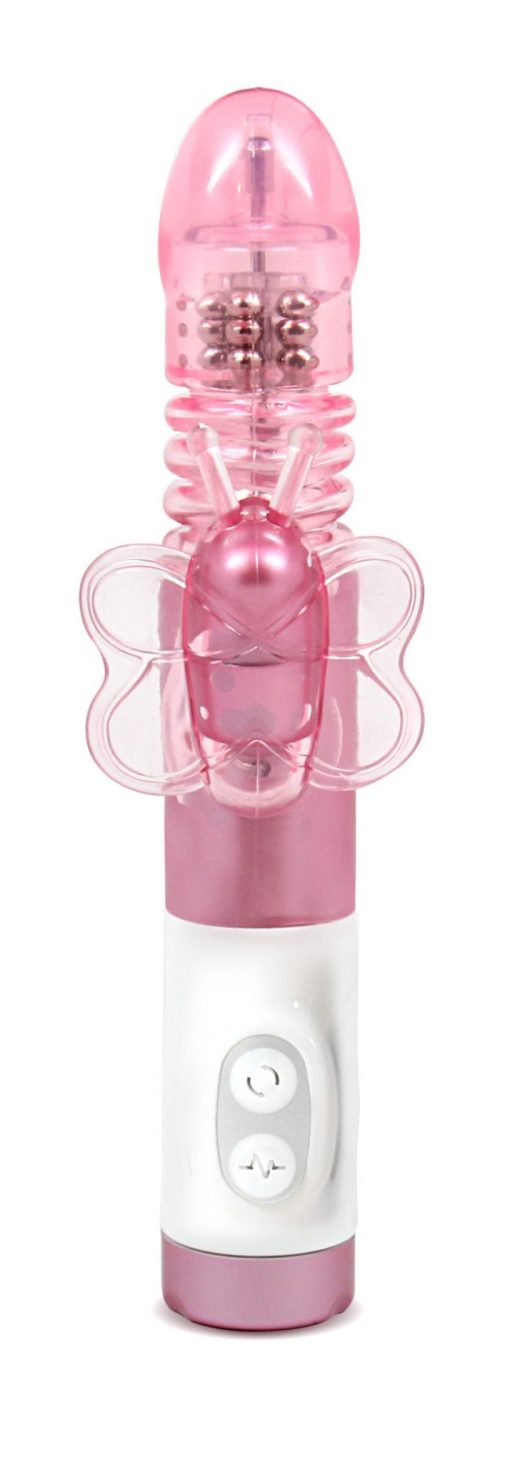 LUXE BUTTERFLY STROKER MINI PINK 2