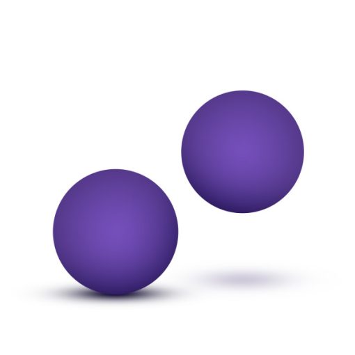 LUXE DOUBLE O KEGEL BALLS 0.8 OZ PURPLE back