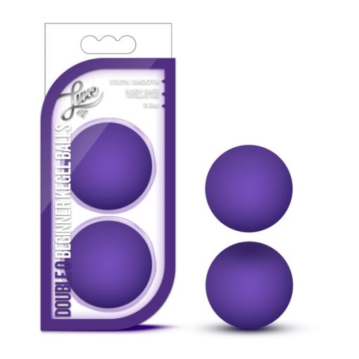 LUXE DOUBLE O KEGEL BALLS 0.8 OZ PURPLE male Q