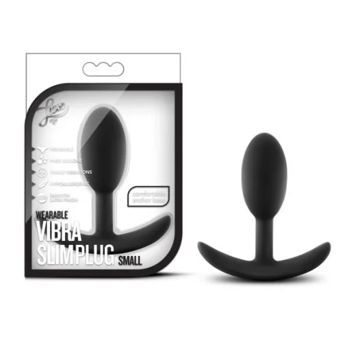 LUXE WEARABLE VIBRA SLIM PLUG SMALL BLACK main