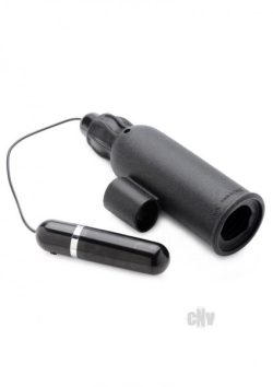 Lightning Stroke Silicone Stroker With Vibrating Bullet Main