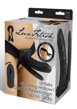 Lux F Unisex Vibe Double Strap On Dildo Main