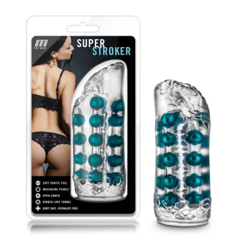 M FOR MEN SUPER STROKER CLEAR details