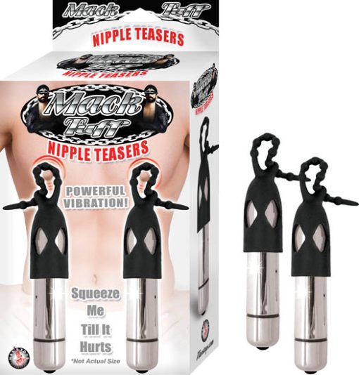 MACK TUFF NIPPLE TEASERS SILVER/BLACK main