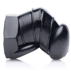 MASTER SERIES DETAINED BLACK RESTRICTIVE CHASTITY CAGE main