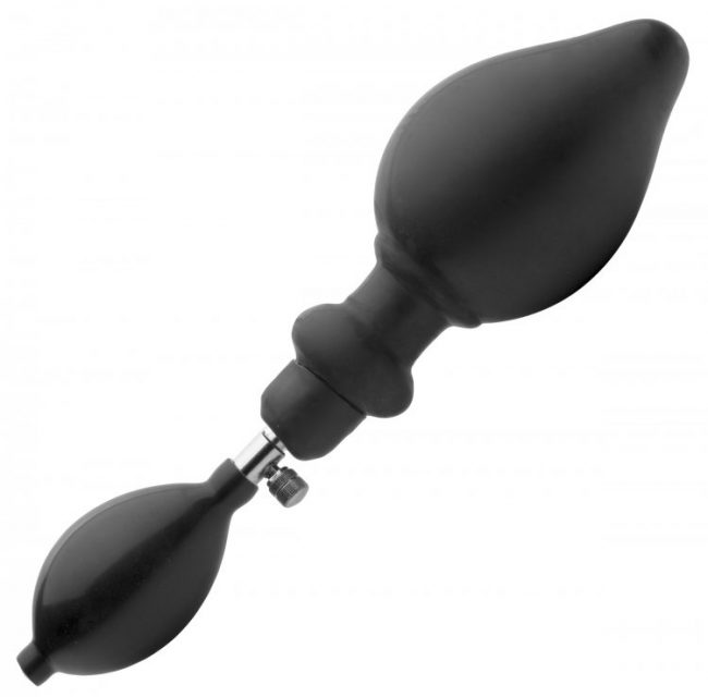 MASTER SERIES EXPANDER INFLATABLE ANAL PLUG W/PUMP back