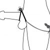 MASTER SERIES PROSTATIC PLAY VOYAGER VIBRATING C RING & ANAL STIMULATOR back