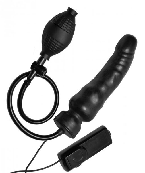 MASTER SERIES RAVAGE VIBRATING INFLATABLE PENIS details