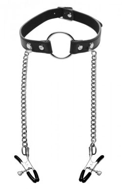 MASTER SERIES SEIZE O RING GAG & NIPPLE CLAMPS main