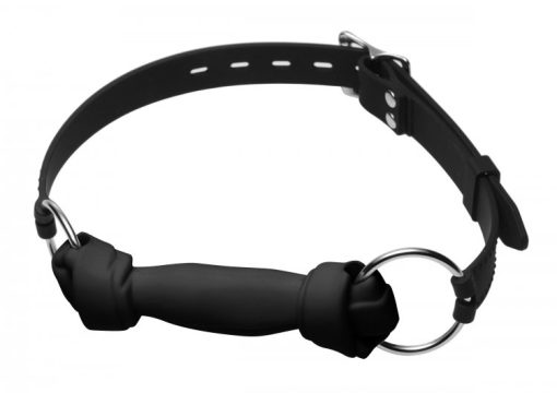 MASTER SERIES SILICONE DOG BIT GAG back