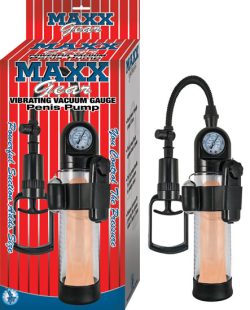 MAXX GEAR VIBRATING VACUUM GAUGE PENIS PUMP main