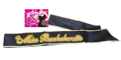 MISS BACHELORETTE SASH GLOW IN THE DARK main