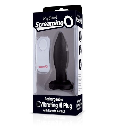 MY SECRET REMOTE VIBRATING PLUG BLACK male Q