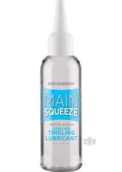 Main Squeeze Cooling Tingling Water Based Lube 3.4oz Main