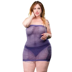 NAUGHTY GIRL MESH TUBE VIOLET Q/S (NET) main