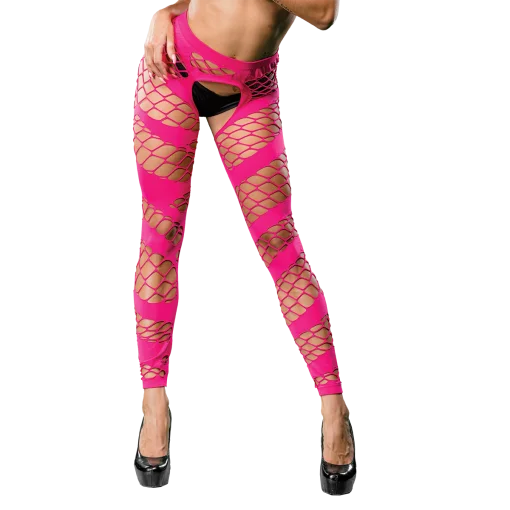 NAUGHTY GIRL SEXY LEGGING PINK O/S (NET) main