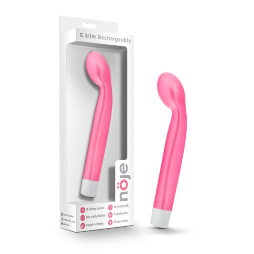 NOJE G SLIM RECHARGEABLE ROSE VIBRATOR 2