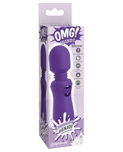 OMG # ENJOY RECHARGEABLE WAND PURPLE main