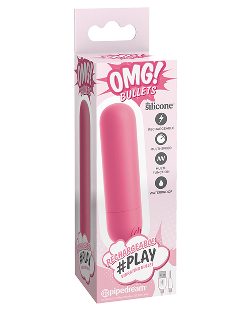 OMG # PLAY RECHARGEABLE BULLET PINK main