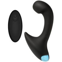Optimale P-Curve Silicone Remote Rechargeable Black