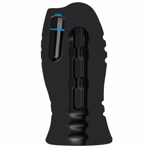 OPTIMALE URS VIBRATING STROKER BLACK back