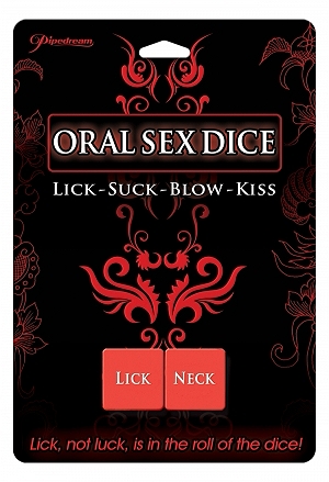 Oral sex dice lick-suck-blow-kiss main