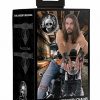 OUCH! SKULLS & BONES HANDCUFFS W/ SKULLS & CHAINS BLACK male Q