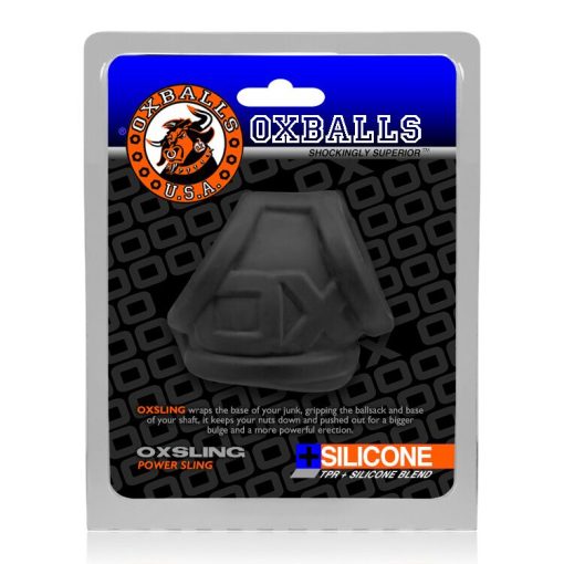 OXSLING COCKSLING SILICONE BLACK ICE (NET) 3