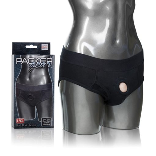 PACKER GEAR BLACK BRIEF HARNESS L/XL main