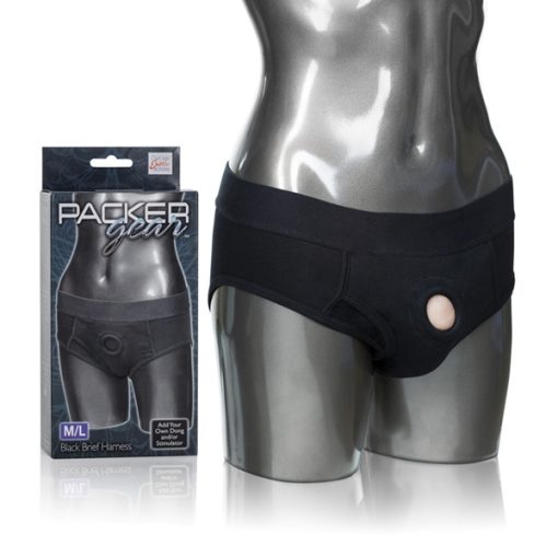 PACKER GEAR BLACK BRIEF HARNESS M/L main